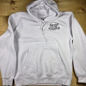 Lala Kent Hoodie Women's Large White Send It to Darrell Graphic‎ Pullover...